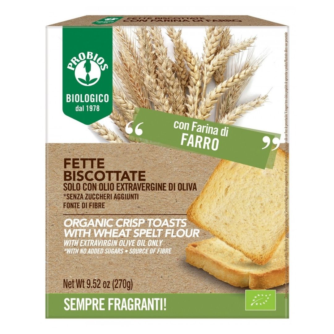 FETTE BISCOTTATE FARRO - SENZA ZUCCHERI AGGIUNTI